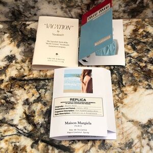 Set of 3 Mixed Sample Vial Spray Card Luxury Scents